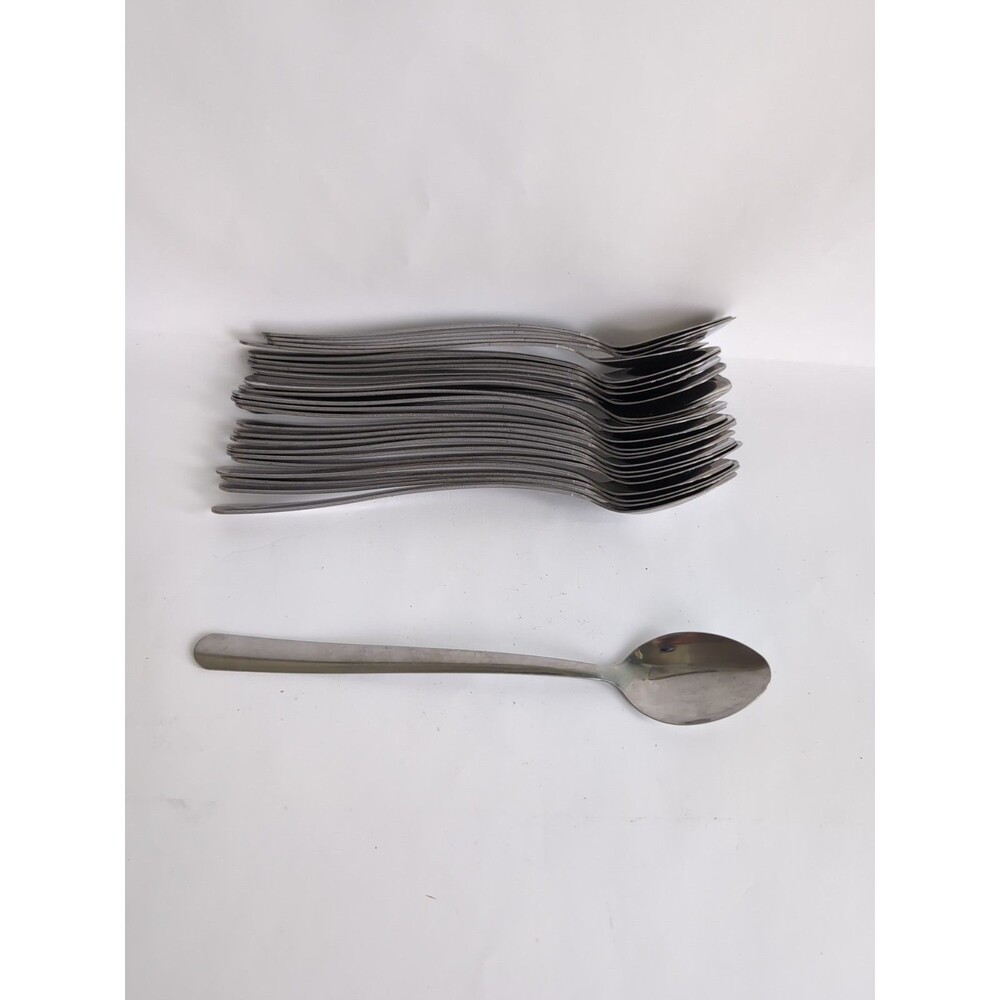 Vintage Tramontina Brazil 740 NSF Stainless 8" Iced Tea Spoons Lot of 25